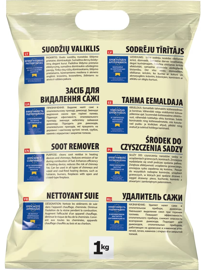 Очищувач димоходу Hansa (1 кг, пакет)